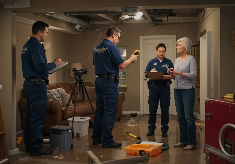 Water Damage Assessment and Insurance Documentation process in Oak Island, NC